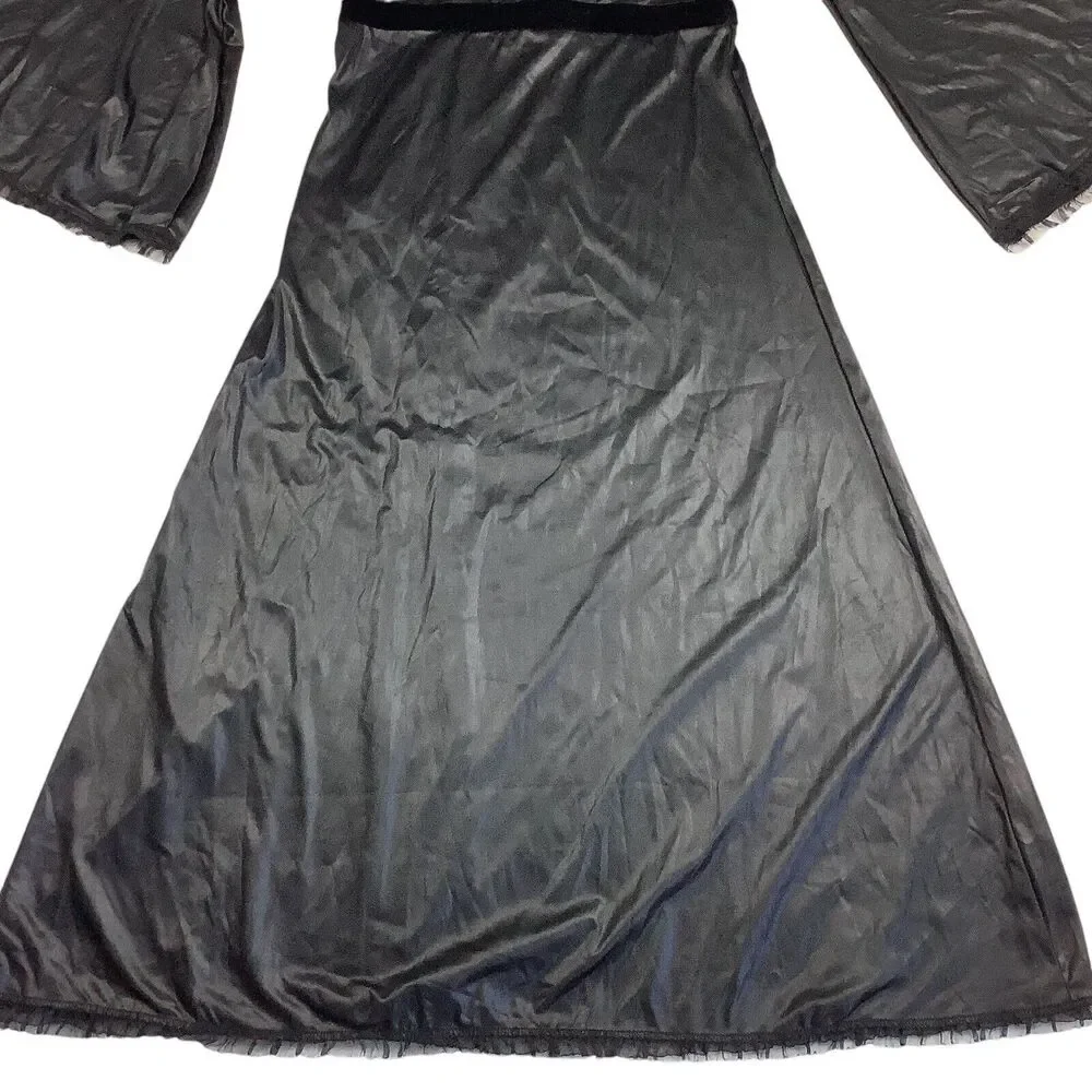 Spirit Halloween Sorceress Witch Hooded Dress Costume Girls XL 14 - 16 Spider